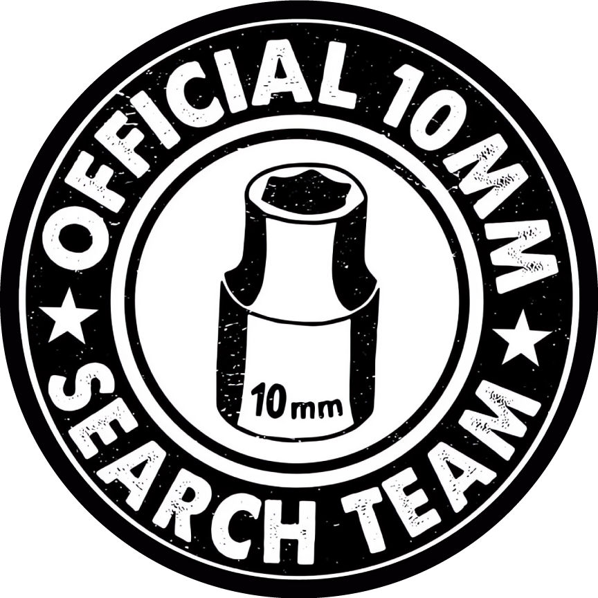 Official 10MM Search Team Sticker