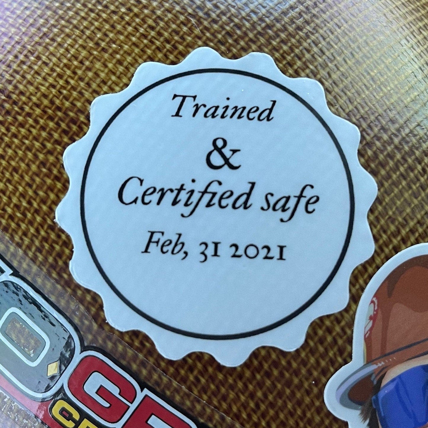 Trained & Certified Sticker