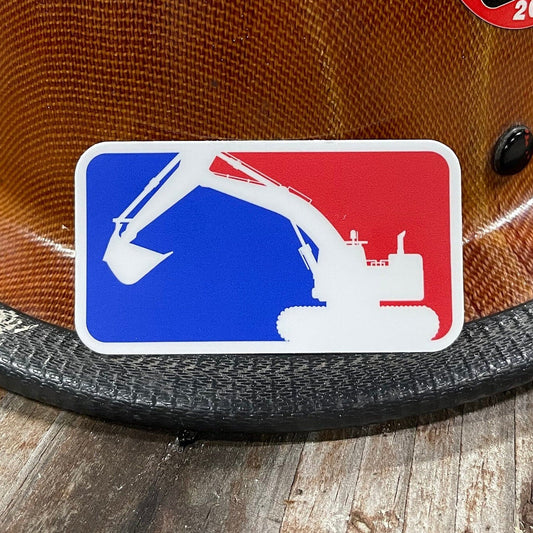 Major League Excavator Sticker