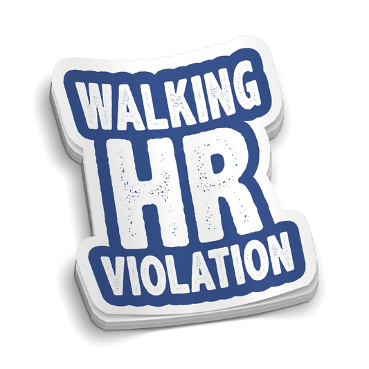 HR Violation Hard Hat Decal