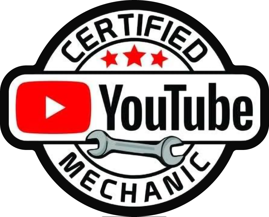 Certified YouTube Mechanic Sticker