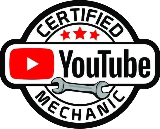 Certified YouTube Mechanic Sticker