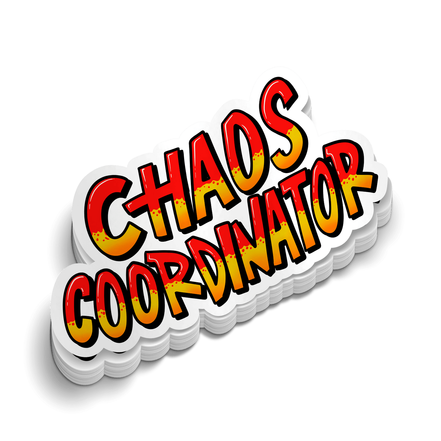 Chaos Coordinator - Hard Hat Decal