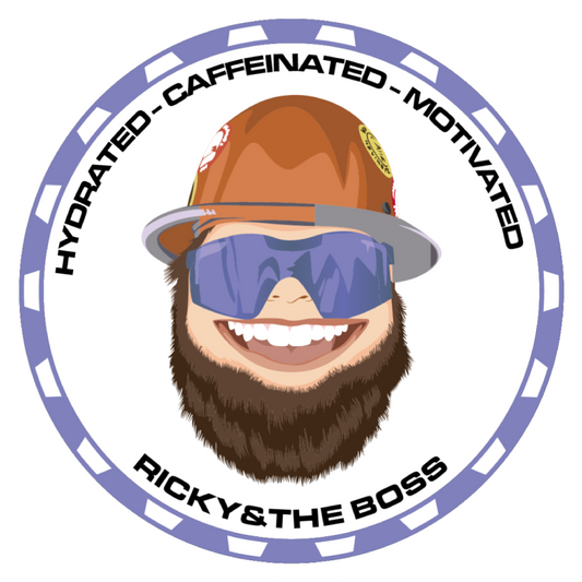 Hydrated Caffeinated Motivated Sticker