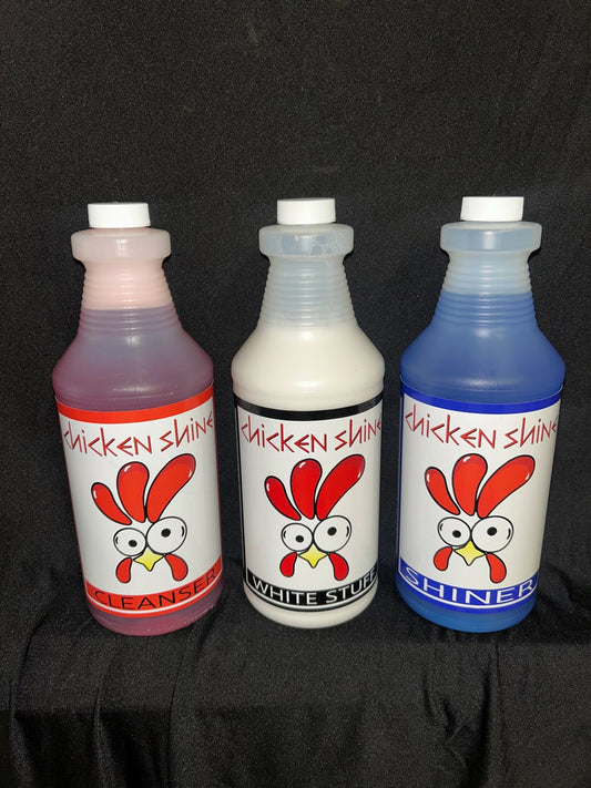 Patriot Pack | Red, White, & Blue Quart Kit (Cleanser, Shiner, White Stuff)