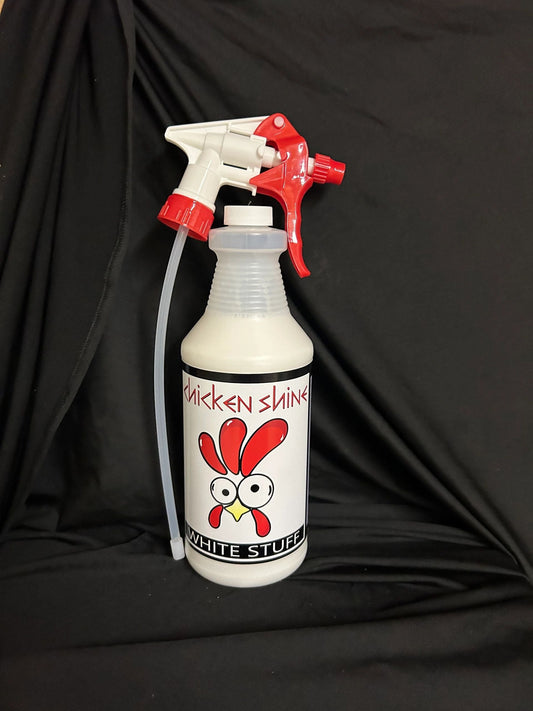 Chicken Shine "White Stuff" Quart Spray | Dry Touch Interior & Exterior Shiner