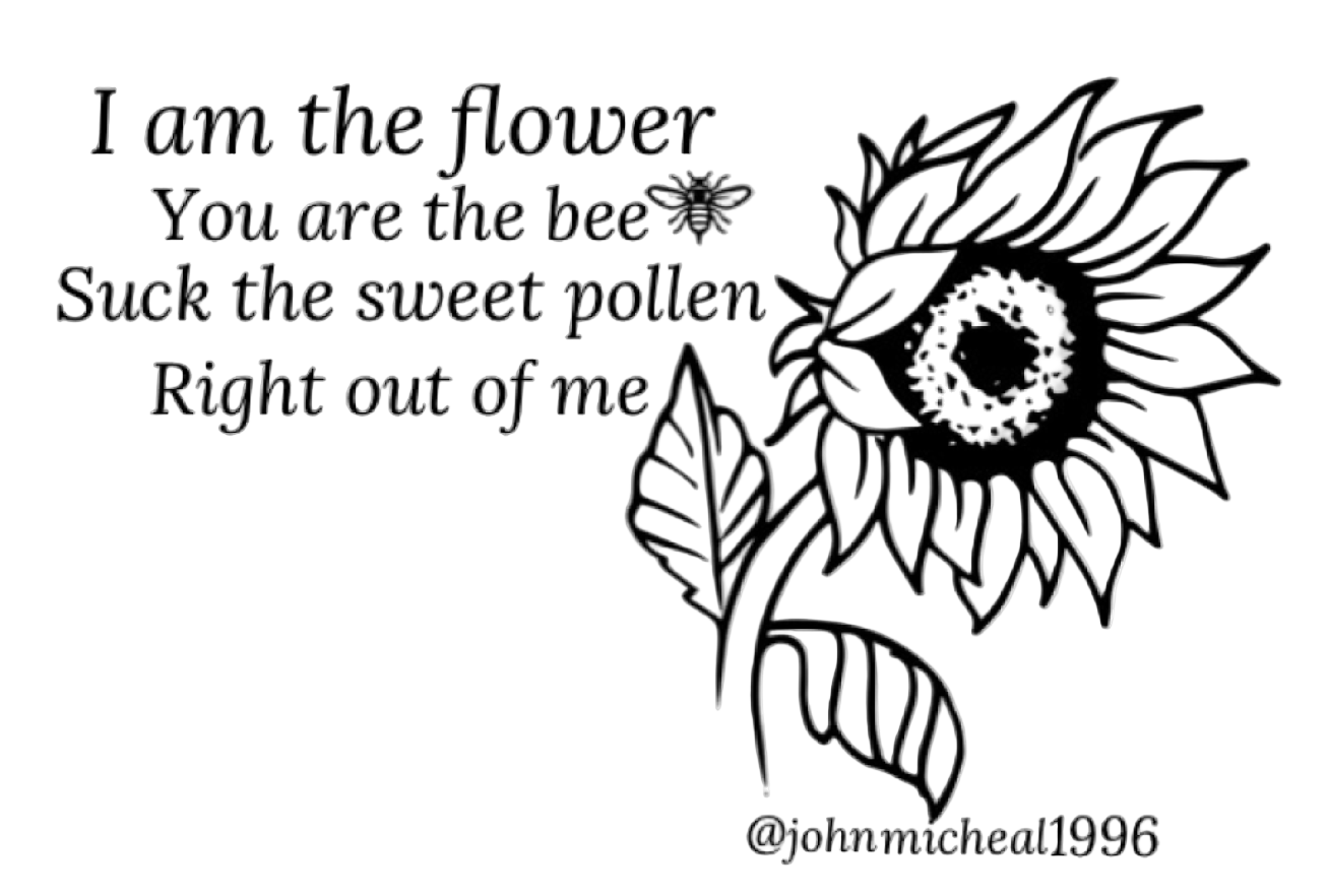 Flower Poem Sticker