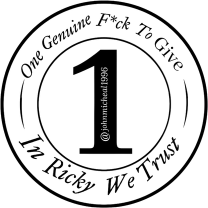 One Genuine F*ck To Give Sticker