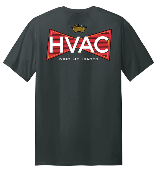 HVAC T Shirt King of Trades