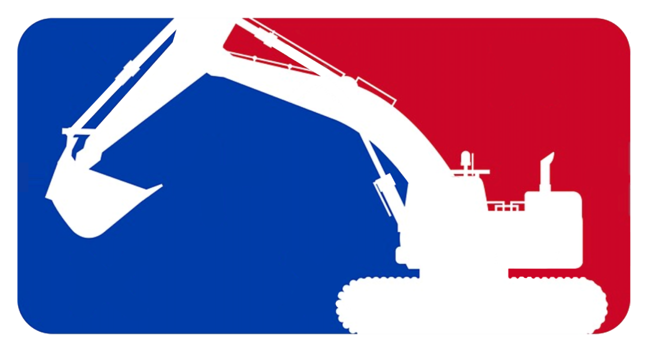 Major League Excavator Sticker