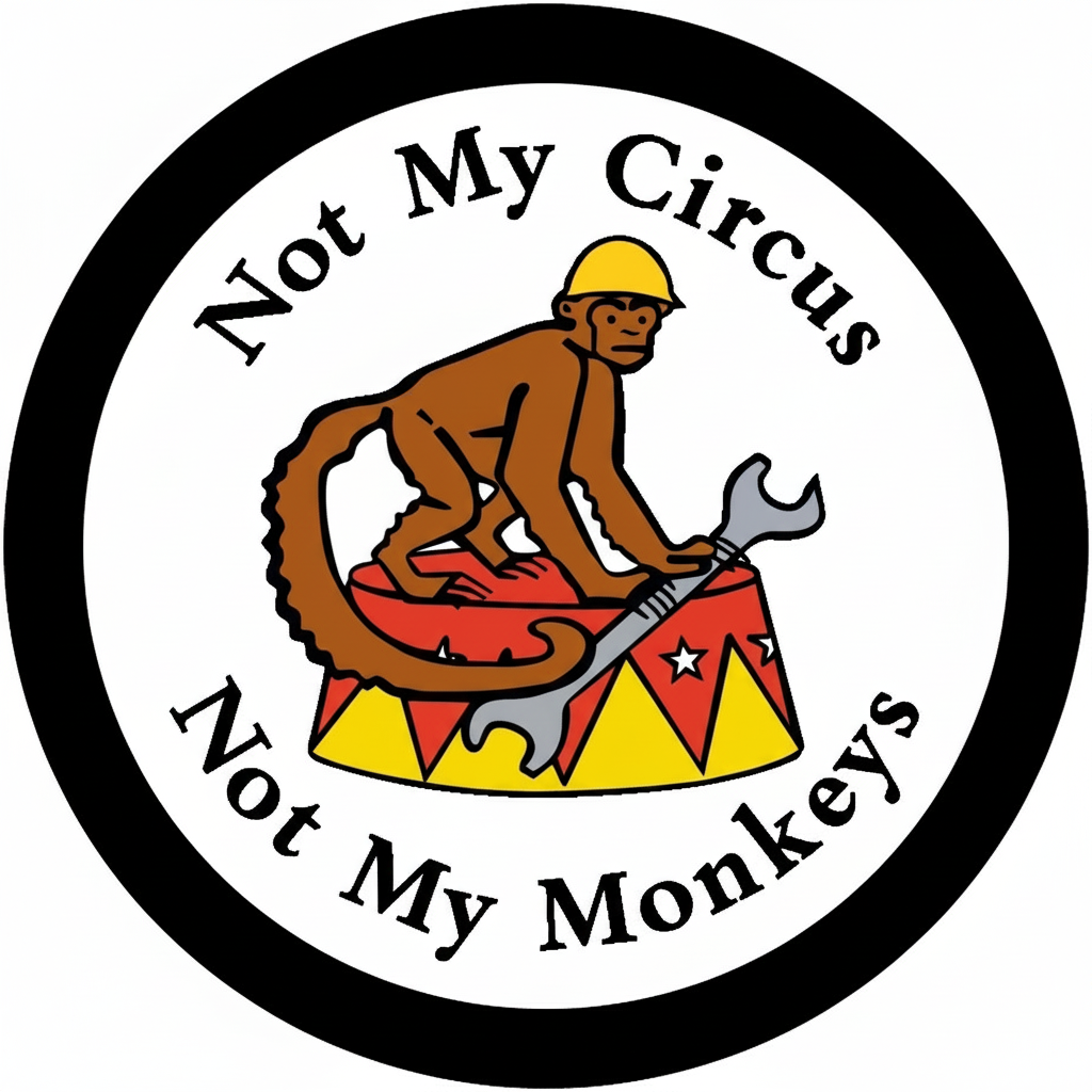 Not my Circus Sticker