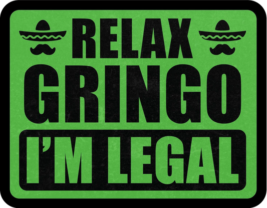 Relax Gringo Sticker