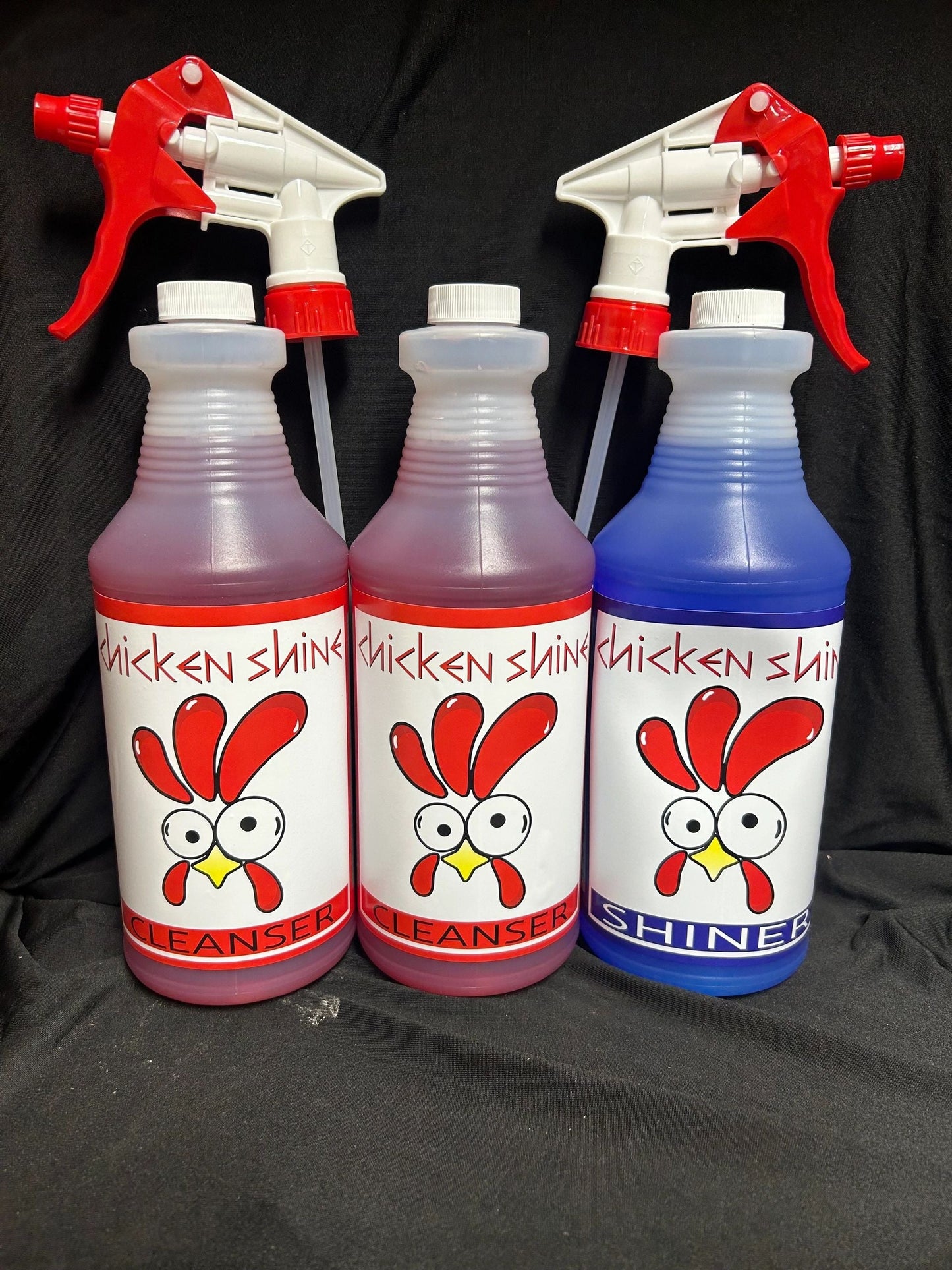 Chicken Shine Starter Kit | 2 Quarts Cleanser & 1 Quart Shiner (Clean & Protect)