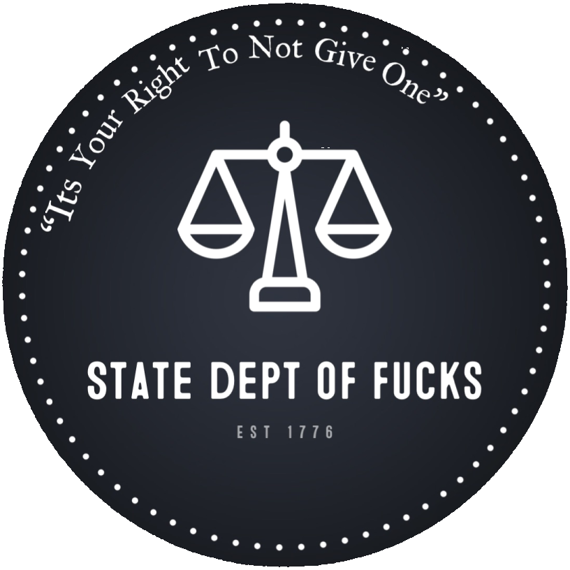 State Dept Of F*cks Sticker