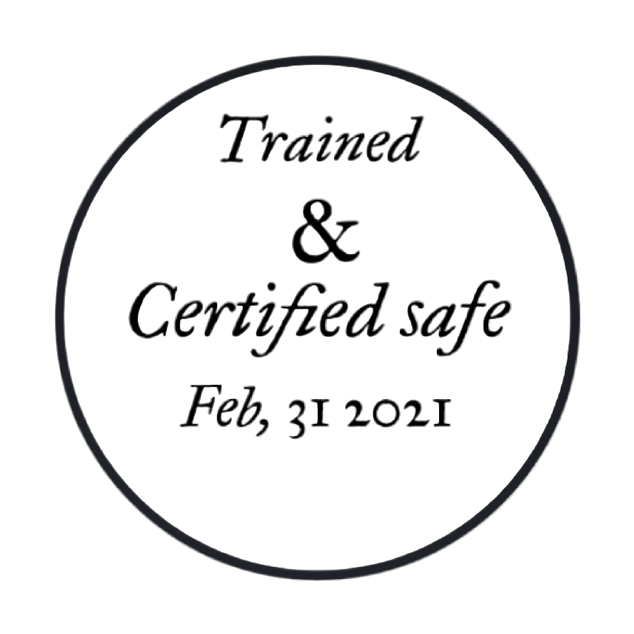 Trained & Certified Sticker