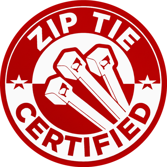 Zip Tie Certified Sticker