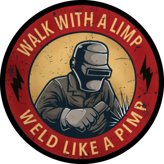 Weld Like A Pimp Sticker